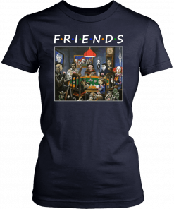 Friends Horror Halloween playing card Funny T-Shirt