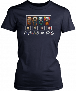 Friends Horror Movie Creepy Halloween T-Shirt