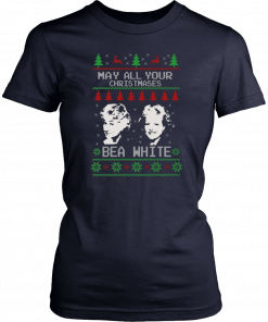 Golden Girls May All Your Christmases Bea White T-Shirt