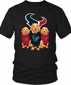 Golden Retriever Houston Texans T-Shirt