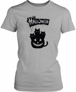 Halloween Pumpkin Cats T-Shirt