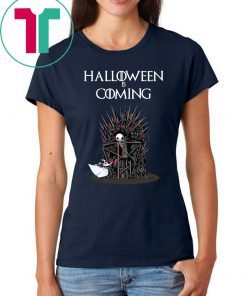 Halloween is coming jack skellington game of thrones Unisex shirt