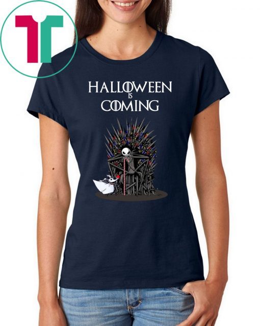 Halloween is coming jack skellington game of thrones Unisex shirt