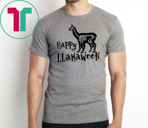 Happy llamaween Funny Halloween Shirt