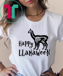 Happy llamaween Funny Halloween Shirt