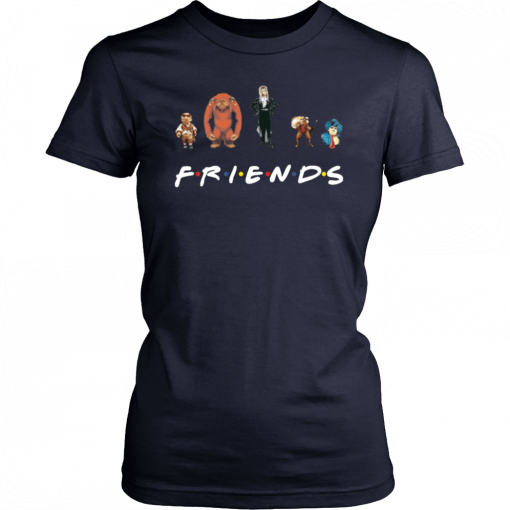 Hoggle, Ludo, Jareth, The Worm, Didymus Labyrinth Friends T-Shirt