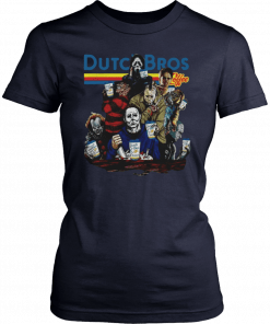 Horror Character movie Dutch Bros coffee T-Shirt