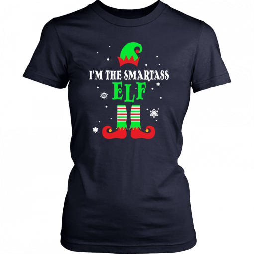 I’m The Smartass Elf Matching Family Group Christmas T-Shirt