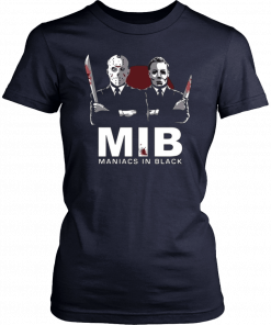 JASON X MYERS MANIACS IN BLACK T-SHIRT