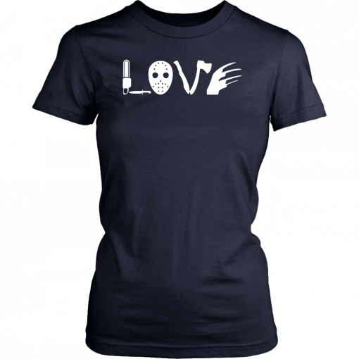 Jason Voorhees Love Icon Horror 2019 T-Shirt