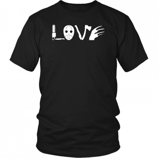 Jason Voorhees Love Icon Horror 2019 T-Shirt