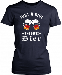 Just a Girl Who Loves Bier Unisex T-Shirt