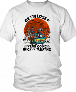 Massacre Machine Horror Get In Losers We’re Going Trick Or Treating Shirt