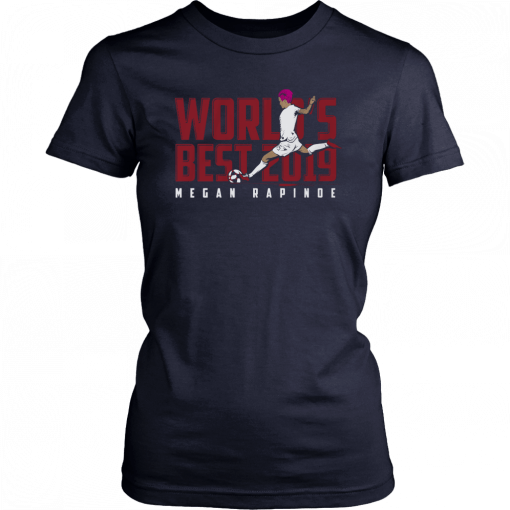 Megan Rapinoe Shirt - World's Best 2019, USWNTPA T-Shirt