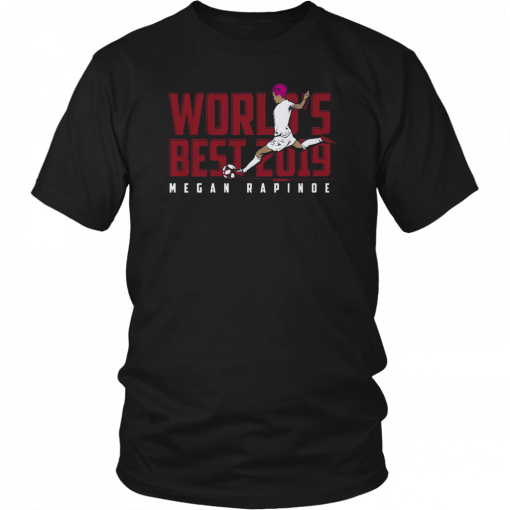 Megan Rapinoe Shirt - World's Best 2019, USWNTPA T-Shirt