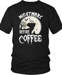 Nightmare Before Coffee Halloween Offcial T-Shirt
