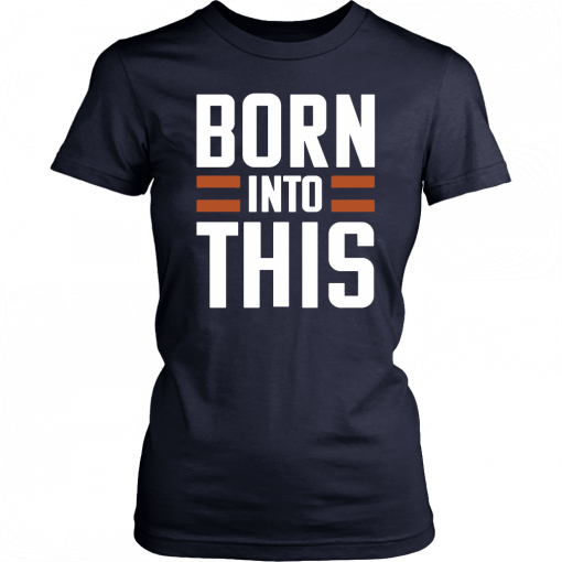 Offcial Born Into This Brown Cleveland Brown T-Shirt