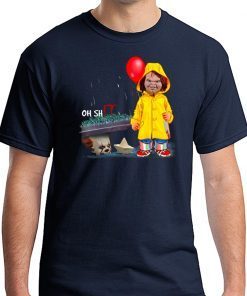 Oh Shit Chucky and Pennywise IT shirt