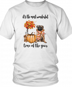 Pug it's the most wonderful time of the year T-Shirt