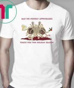 Spaghetti Monster May his Noodly appendages touch you this holiday season shirt