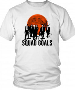 Squad Goals Horror Characters Moon Halloween T-Shirt