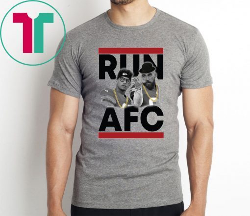 Patrick Mahomes Travis Kelce Run AFC Shirt