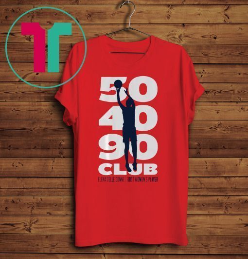 Elena Delle Donne Shirt - 50-40-90 Club, WNBPA T-Shirt