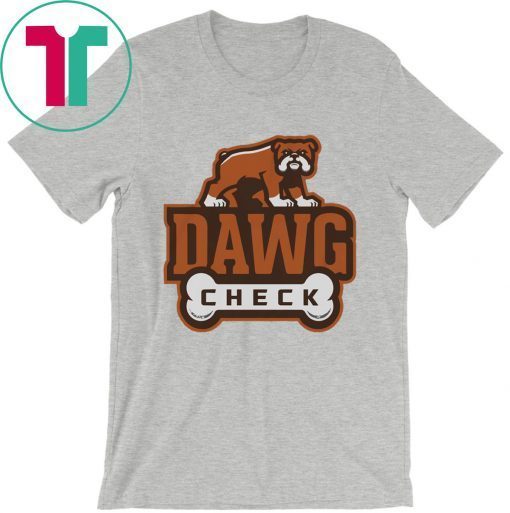 Cleveland Football Dawg Check Offcial T-Shirt