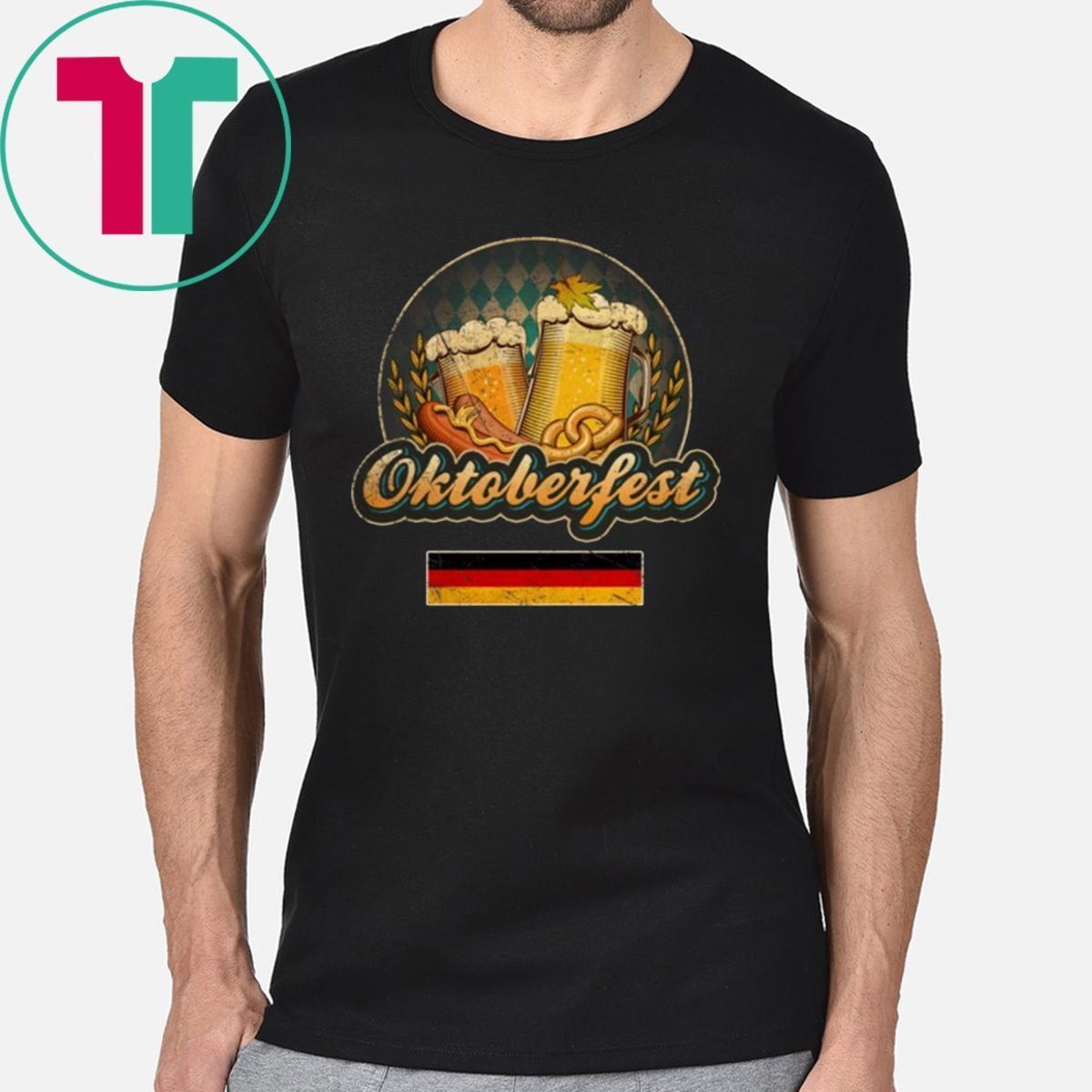 Vintage Oktoberfest German Beer Festival Cool Gift 2019 T-Shirt ...