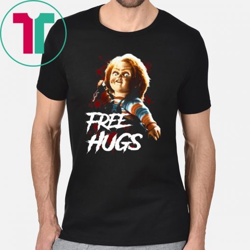 Chucky Free Hugs Horror Gift For Halloween T-Shirt