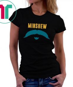 Funny Football Jacksonville Fu Manchu Mustache Fan Minshew T-Shirt