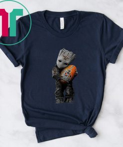 Baby Groot Hugging Wests Tigers T-Shirt