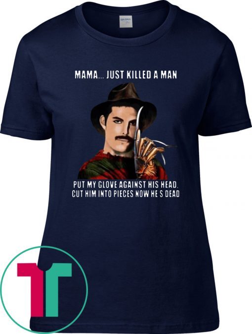 Freddie Mercury In Freddy Krueger Costume Bohemian Rhapsody T-Shirt