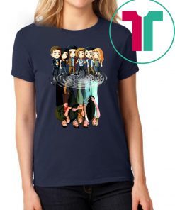 Friends Tv Characters Chibi Water Reflection T-Shirt