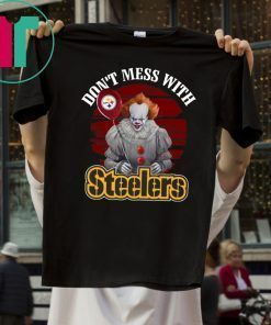 Pennywise IT Don't mess with Steelers T-Shirt