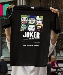 Joker 1994 2019 Thank You For The Memories Unisex T-Shirt