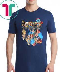 One Piece Characters Water Mirror Reflection Unisex T-Shirt