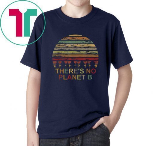 Vintage Earth Day - There is no Planet B Lover Gift Tee Shirt