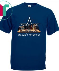 Horror Characters Cowboys you can't sit with us Tee Shirt