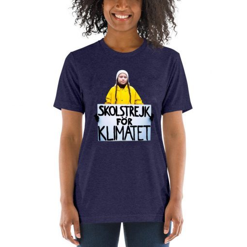 Offcial Greta Thunberg Skolstrejk For Klimatet T-Shirt