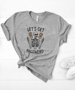 Lets Get Halloweird Funny Halloween Tee Shirt