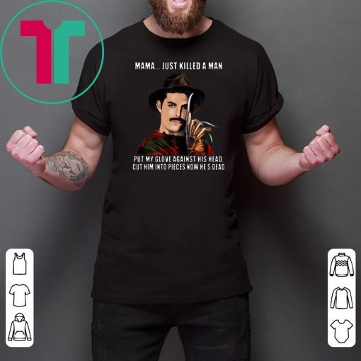 Freddie Mercury In Freddy Krueger Costume Bohemian Rhapsody T-Shirt