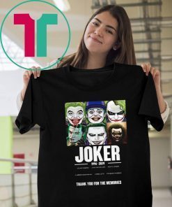 Joker 1994 2019 Thank You For The Memories Unisex T-Shirt