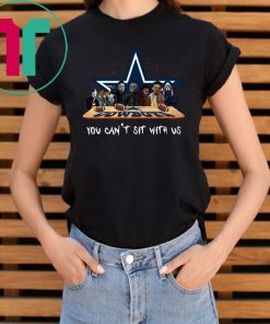 Horror Characters Cowboys you can't sit with us Tee Shirt