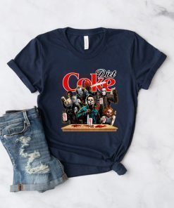 Horror Characters Drinking Diet Coke T-Shirt