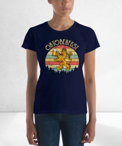 Oktoberfest German Beer Festival Vintage Lion Shirt