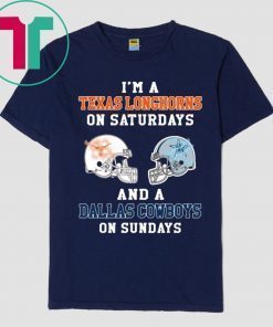 I'm a Texas Longhorns on Saturdays and a Dallas Cowboys on sundays Classic T-Shirt