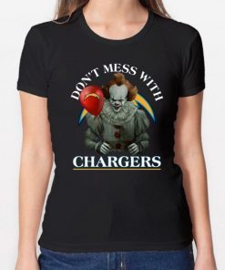 Cool Gift For Fans Don't Mess With Los Angeles Chargers Pennywise T-Shirt