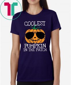 oolest Pumpkin In The Patch Halloween Costume Boys T-Shirt