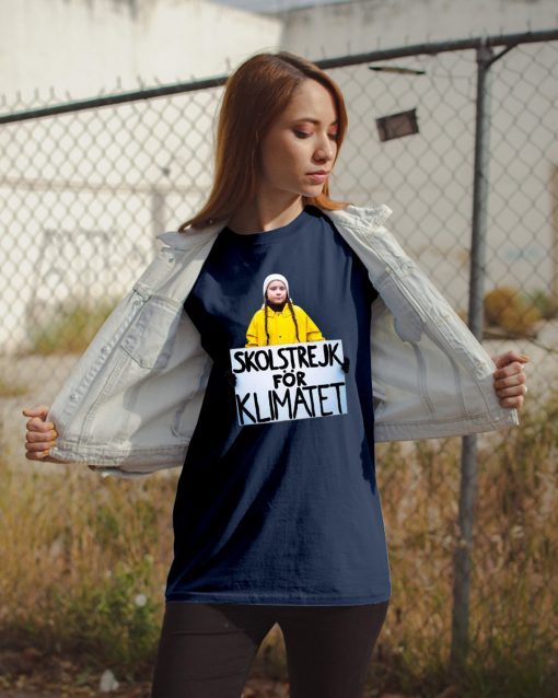 Greta Thunberg Skolstrejk For Klimatet Original T-Shirt